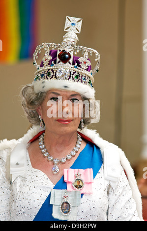 Blackpool orgoglio regina del festival Foto Stock
