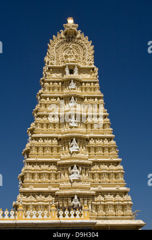 Asia, India, Karnataka, Mysore, Chamundi Hill, Chamundeswari tempio Foto Stock