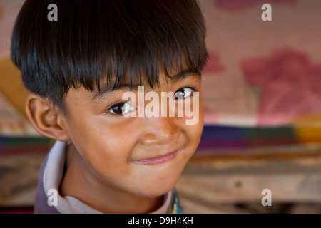 I bambini nella provincia di Kampot, Cambogia Foto Stock