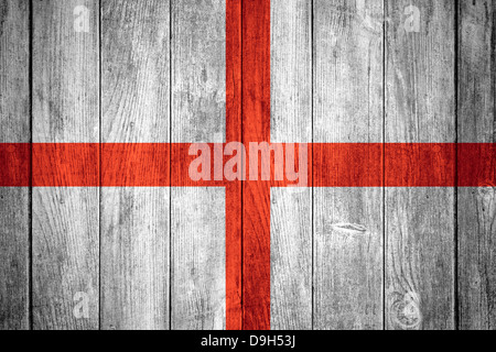 Bandiera dell'Inghilterra o bandiera inglese sullo sfondo della parete Foto  stock - Alamy