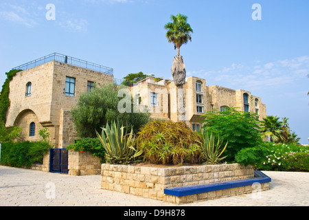 Vista della vecchia casa in Jaffa,Israele Foto Stock