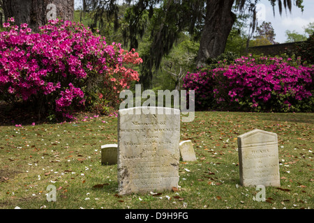 Kingston Chiesa Presbiteriana cimitero, Conway SC, STATI UNITI D'AMERICA Foto Stock