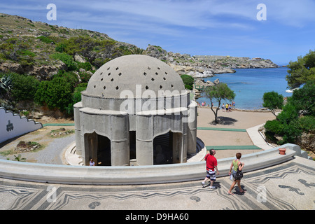 La molla piccola rotonda in Kallithea bagni termali, Kallithea, Rodi (Rodi), del Dodecaneso, Egeo Meridionale Regione, Grecia Foto Stock