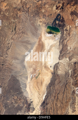 In colore naturale immagine dell'estremità nord della Suguta Valley in Kenya. Foto Stock