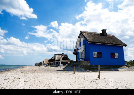 Cottage estivi e sul Mar Baltico Foto Stock