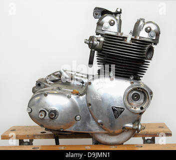 Triumph Daytona 1973 T100R twin cilindro motore a scoppio a quattro tempi Foto Stock