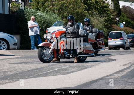 2009 Harley Davidson Screamin' Eagle Ultra Classic Electra Glide Moto Foto Stock