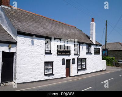 La benna di sangue Inn at Phillack vicino Hayle Cornwall Regno Unito Foto Stock