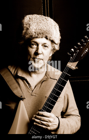 David Thorn, musicista ritratto, faccia, persone, artista, musica, David strappata, (nato il 26 maggio 1953) è un compositore americano, chitarrista, Foto Stock