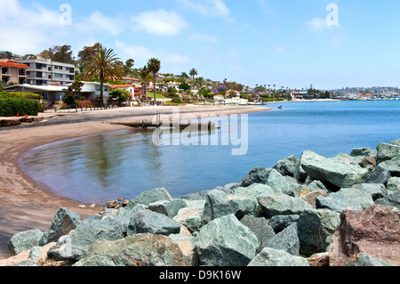 Point Loma spiagge di vicinato e rocce in California. Foto Stock