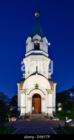 Chiesa Russa Ortodossa in Hakodate, Hokkaido, Giappone. Foto Stock