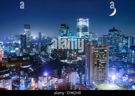 Tokyo cityscape presso il quartiere di Roppongi. Foto Stock
