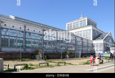 Winter Gardens presso la località balneare di Great Yarmouth sulla costa di Norfolk Foto Stock