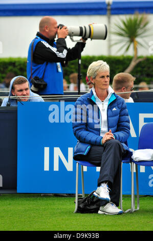 Judy Murray al Maureen Connolly Challenge Trophy, Eastbourne, 20 giugno 2013. Judy Murray Foto Stock