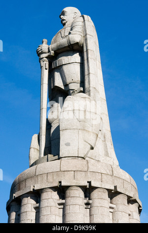 Bismarkdenkmal ad Amburgo Saint Pauli (build: nel 1903-1906 dall'architetto Emil Schaudt e dello scultore Hugo Lederer.) Foto Stock