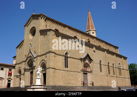 Italia, Toscana, Arezzo, cattedrale Foto Stock