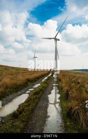 Carno wind farm, Powys, Mid Wales, Regno Unito Foto Stock