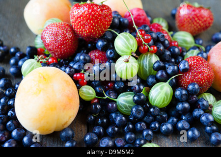 Mature estate bacche, cibo close up Foto Stock
