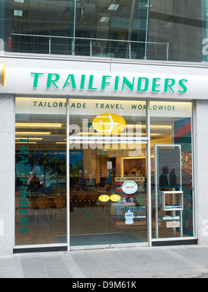 Trailfinders travel shop in Liverpool Regno Unito Foto Stock