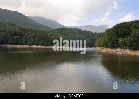 Il lago di Santa Fe del Montseny Foto Stock