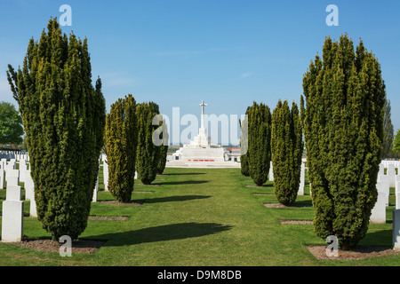 Uno dei quattro memoriali in Ypres Salient la commemorazione della prima guerra mondiale morti Foto Stock