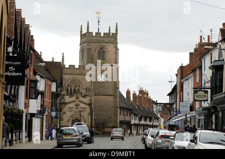 Chapel Street, Stratford-upon-Avon, Warwickshire, Regno Unito Foto Stock
