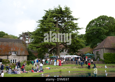 La puledra Loo a Ashmore, vicino a Shaftesbury Foto Stock