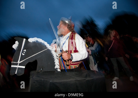 La puledra Loo a Ashmore, vicino a Shaftesbury Foto Stock