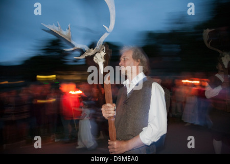 La puledra Loo a Ashmore, vicino a Shaftesbury Foto Stock