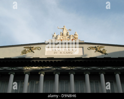 San carlo teatro real,Napoli,Campania,Italia Foto Stock