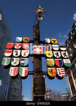 Corte svizzera struttura cantonale Leicester Square London Regno Unito Foto Stock