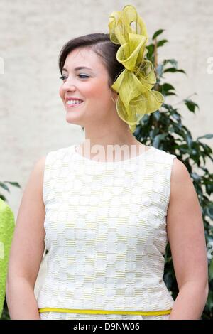 Lussemburgo, 23 giugno 2013. La Principessa Alexandra di Lussemburgo assiste la messa nella Giornata nazionale del Lussemburgo, 23 giugno 2013. Credito: dpa picture alliance/Alamy Live News Foto Stock