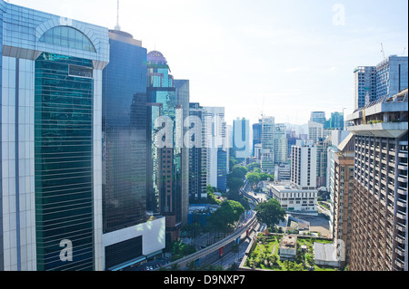 Panoramica aerea di Kuala Lumpur. Malaysia Foto Stock