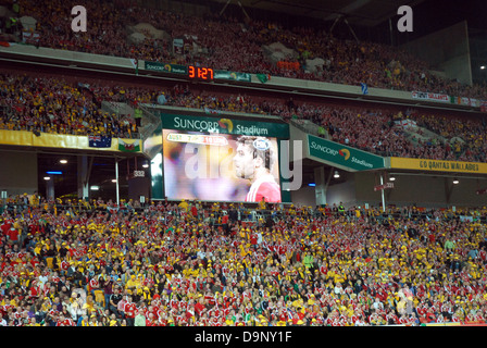 Inglesi e irlandesi versi Lions in Australia, Suncorp, Brisbane, Australia. Foto Stock