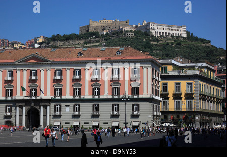 Palazzo Salerno in Piazza del Plebiscito a Napoli, campania, Italy Foto Stock