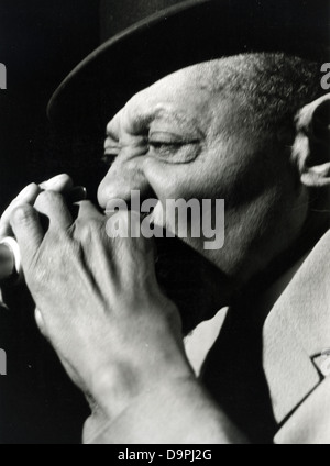 SONNY Boy Williamson - Alex Miller (1912-1965) US BLUES musicista in UK TV è pronto, stabile, andare nel novembre 1964. Foto Tony Gale Foto Stock