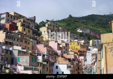 Cinque Terre Riomaggiore 05 Foto Stock