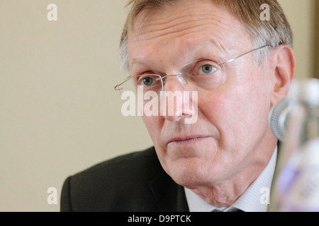 Commissario europeo per l'ambiente Janez Potocnik Foto Stock