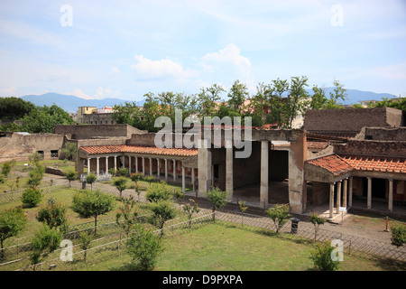 Villa di Poppea, città storica Oplontis, Torre Annunziata, Campania, Italia Foto Stock
