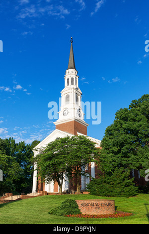 Memorial Chapel, Università di Maryland College Park, Maryland, Stati Uniti d'America Foto Stock