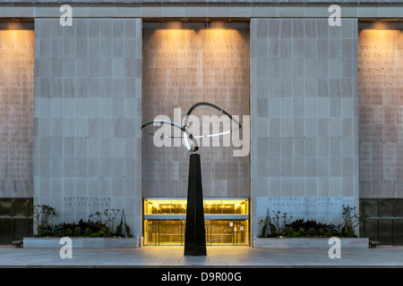 Il museo nazionale della Storia Americana, Smithsonian Institution, Washington DC, Stati Uniti d'America Foto Stock