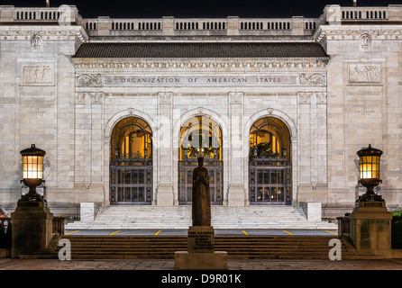 Organizzazione degli Stati Americani edificio, Washington DC, Stati Uniti d'America Foto Stock