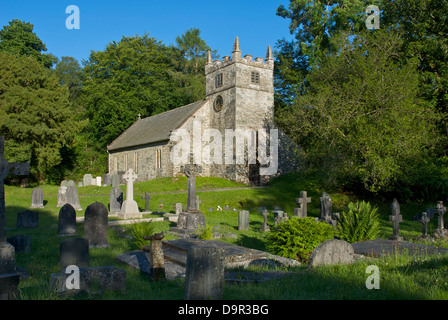 Chiesa di Santa Maria, Staveley-in-Cartmel, South Lakeland, Cumbria, England Regno Unito Foto Stock