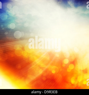 Abstract con sfondo bokeh luci. Foto Stock