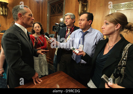 001 PREMERE evento dopo la testimonianza il CBP Commissario Alan D. Bersin. Foto Stock