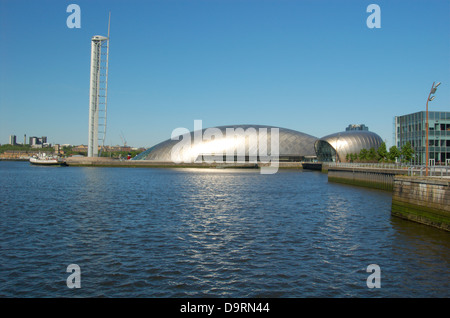 Pacific Quay a Glasgow, Scozia Foto Stock