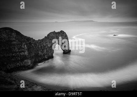 Porta di Durdle, Jurassic Coast, Dorset, England, Regno Unito Foto Stock