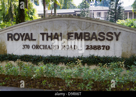 Royal Thai Embassy, Orchard Road, Singapore Foto Stock