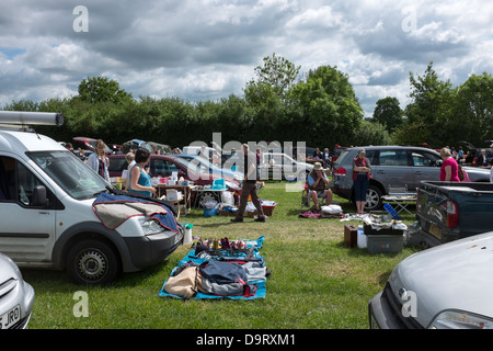 Avvio auto vendita Lacock Foto Stock