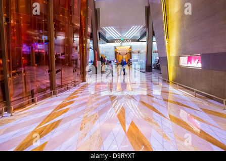 L'interno di aria Resort and Casino di Las Vegas Foto Stock